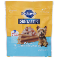 Pedigree Original With Real Chicken Dentastix Treats For Dogs - 0.242 Ounce - 24 Count