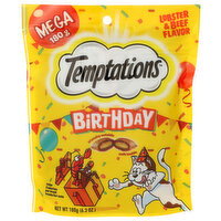 Temptations Lobster & Beef Birthday Crunchy And Soft Cat Treats - 180 Gram