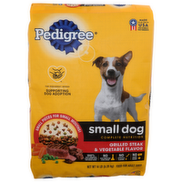 Pedigree Grilled Steak & Vegetable Flavor Small Dog Food For Adult Dogs - 14 Pound