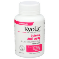 KYOLIC Detox And Anti-Aging Formula 105 Selenium, Vit A,ce - 100 Count