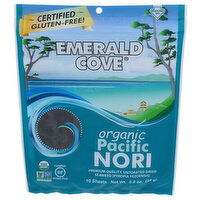 Emerald Cove Gluten Free Organic Untoasted Pacific Nori - 0.09 Ounce - 10 Count