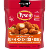 Tyson Anytizers Frozen Buffalo Style Boneless Chicken Bites - 24 Ounce