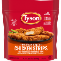 Tyson Chicken Breast Strip Fritters With Rib Meat And Buffalo Style Sauce Strips - 25 Ounce