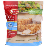 Tyson Chicken Breast Strip Fritters With Rib Meat Crispy Strips - 25 Ounce