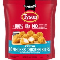 Tyson Anytizers Frozen Crispy Boneless Chicken Bites - 24 Ounce