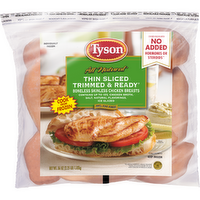 Tyson Thin Sliced Boneless Skinless Chicken Breasts, Frozen - 2.25 Pound