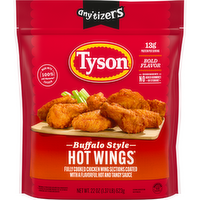 Tyson Anytizers Frozen Buffalo Style Hot Wings Bone-In - 22 Ounce