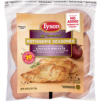 Tyson Rotisserie Seasoned Chicken Breasts, Frozen - 2.5 Pound