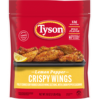 Tyson Frozen Lemon Pepper Crispy Wings - 16 Ounce