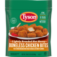 TYSON Frozen Lightly Breaded Hot Honey Boneless Chicken Bites - 20 Ounce