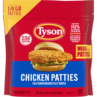 Tyson Frozen Mega Chicken Patties - 20 Ounce