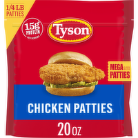Tyson Frozen Mega Chicken Patties - 20 Ounce