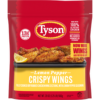 Tyson Frozen Lemon Pepper Crispy Wings - 20 Ounce