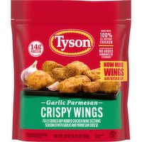 Tyson Frozen Garlic Parmesan Crispy Wings - 20 Ounce