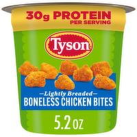 Tyson Lightly Breaded Boneless Chicken Bites Cup - 5.2 Ounce