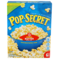 POP-SECRET Extra Butter Premium Popcorn - 3.2 Ounce - 6 Count