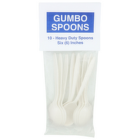 Gumbo Spoons - 10 Count