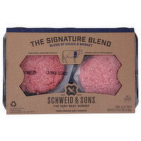 Schweid & Sons The Signature Series Chuck Brisket Patty - 5.3 Ounce - 4 Count