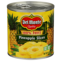 Del Monte In Its Own Juice Pineapple Slices - 15.25 Ounce