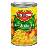 Del Monte Yellow Cling Peaches In Heavy Syrup Peach Chunks - 15.25 Ounce
