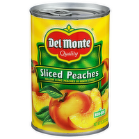 Del Monte Sliced Peaches In Heavy Syrup Yellow Cling - 15.25 Ounce