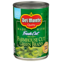 Del Monte With Natural Sea Salt Farmhouse Cut Freshcut Green Beans - 14.5 Ounce