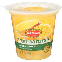 DEL MONTE Fruit Naturals Cup Mango - 7 Ounce