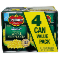 Del Monte Fresh Cut Whole Kernel Corn - 15.25 Ounce - 4 Count