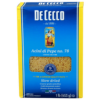 De Cecco Acini Di Pepe No. 78 - 1 Pound