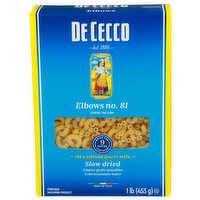 De Cecco Elbows No. 81 Pasta - 1 Pound
