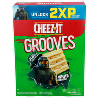Cheez-It Grooves Sharp White Cheddar Crunchy Snack Crackers - 9 Ounce