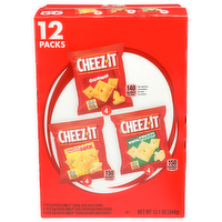 Cheez-It Original, White Cheddar, Jack Variety Pack Crackers - 1.008 Ounce - 12 Count