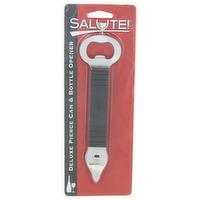 Salute! 100805 Beer Deluxe Pierce Can & Bottle Opener - 1 Each