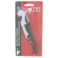 Salute! 108804 Wine Double Hinged Waiter's Corkscrew - 1 Each