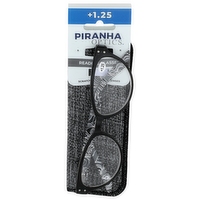 Piranha Optics +1.25 Reading Glasses +1.25 - 1 Each