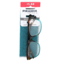Piranha Optics +1.50 Reading Glasses +1.50 - 1 Each