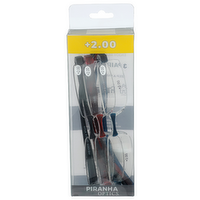Piranha Optics +2.00 Readers +2.00 - 3 Count