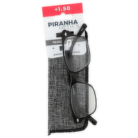 Piranha Optics +1.50 Reading Glasses +1.50 - 1 Each