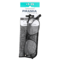 Piranha Optics +3.25 Reading Glasses +3.25 - 1 Each