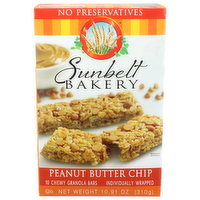 Sunbelt Bakery Peanut Butter Chip Chewy Granola Bars - 1.091 Ounce - 10 Count