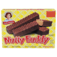 Little Debbie Nutty Buddy Wafers With Peanut Butter - 12 Ounce