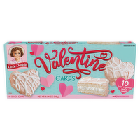 Little Debbie Family Pack Vanilla Valentine Cakes - 11.09 Ounce