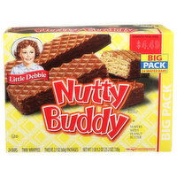 Little Debbie Wafers With Peanut Butter Big Pack Nutty Buddy - 1.05 Ounce - 24 Count