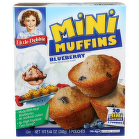 Little Debbie Blueberry Mini Muffins - 1.688 Ounce - 5 Count