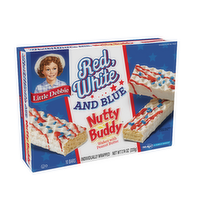Little Debbie Red White & Blue Nutty Buddy Wafers - 7.74 Ounce