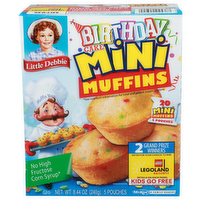 Little Debbie Birthday Cake Mini Muffins - 1.688 Ounce - 5 Count