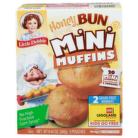 Little Debbie Honey Bun Mini Muffins - 1.688 Ounce - 5 Count