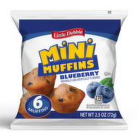 Little Debbie Mini Blueberry Muffins - 3 Ounce