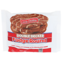 Little Debbie Fudge Round Double Decker - 3.9 Ounce