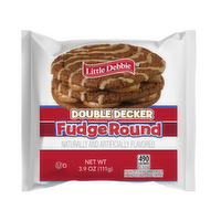 Little Debbie Snack Fudge Round Double Decker - 4.4 Ounce
